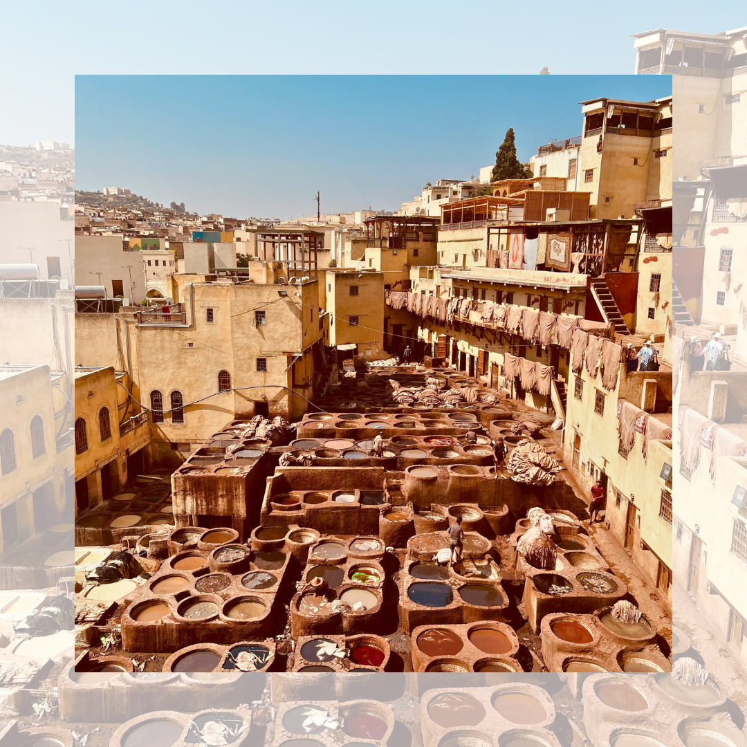 The traditional tanneries