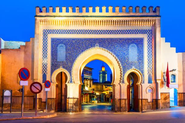 Bab Boujloud, the blue gate into the Fes medina